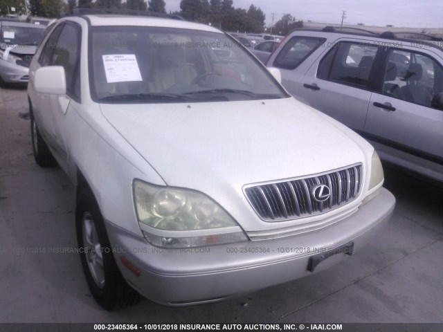 JTJHF10U120278383 - 2002 LEXUS RX 300 WHITE photo 1