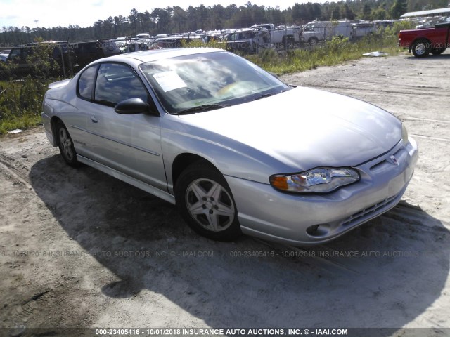 2G1WX15K229301442 - 2002 CHEVROLET MONTE CARLO SS ვერცხლისფერი ფოტო 1