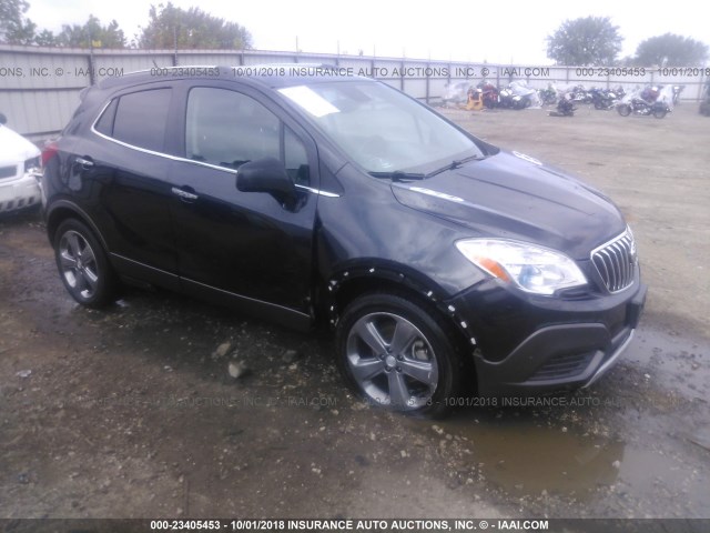 KL4CJASB6DB094369 - 2013 BUICK ENCORE BLACK photo 1