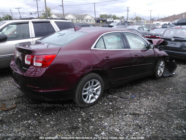 1G11C5SL2FF322704 - 2015 CHEVROLET MALIBU 1LT 红色 照片 4
