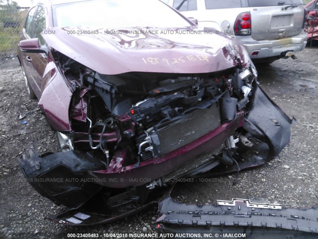 1G11C5SL2FF322704 - 2015 CHEVROLET MALIBU 1LT 红色 照片 6