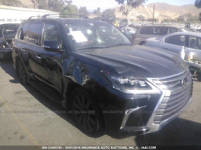 JTJHY7AX2H4228647 - 2017 LEXUS LX 570 BLACK photo 1