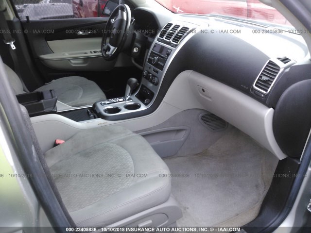 1GKER13758J256266 - 2008 GMC ACADIA SLE SILVER photo 5