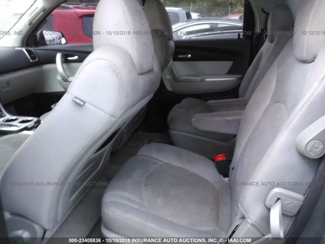 1GKER13758J256266 - 2008 GMC ACADIA SLE SILVER photo 8