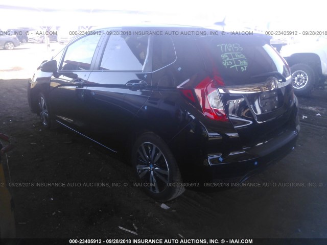 3HGGK5H87JM709184 - 2018 HONDA FIT EX/EXL BLACK photo 3