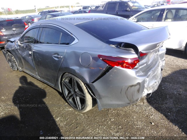 JM1GJ1U54F1214144 - 2015 MAZDA 6 SPORT GRAY photo 3