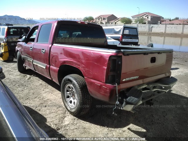 2GCEC13Z361304692 - 2006 CHEVROLET SILVERADO C1500 RED photo 3