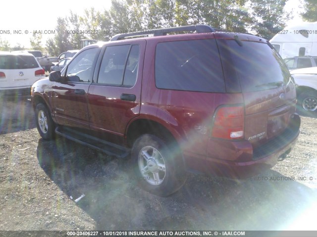 1FMZU73K25ZA35803 - 2005 FORD EXPLORER XLT/XLT SPORT/NBX RED photo 3