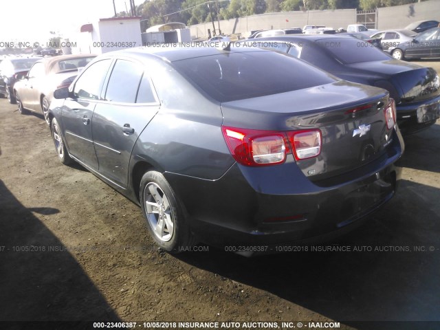 1G11B5SL6FF243944 - 2015 CHEVROLET MALIBU LS 灰色 照片 3