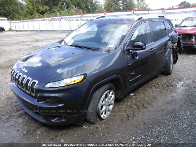 1C4PJMCB4FW505027 - 2015 JEEP CHEROKEE LATITUDE GRAY photo 2