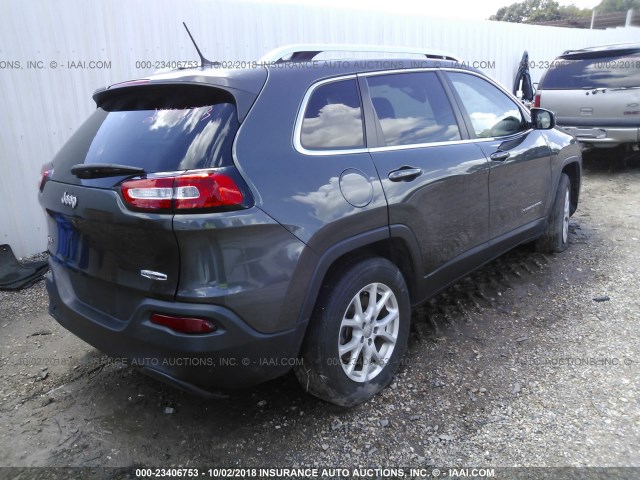 1C4PJMCB4FW505027 - 2015 JEEP CHEROKEE LATITUDE GRAY photo 4