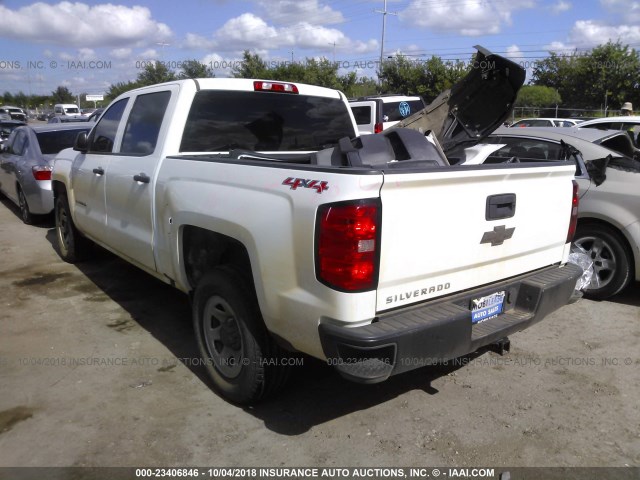 3GCUKNEC9GG275416 - 2016 CHEVROLET SILVERADO K1500/K1500 LS WHITE photo 3