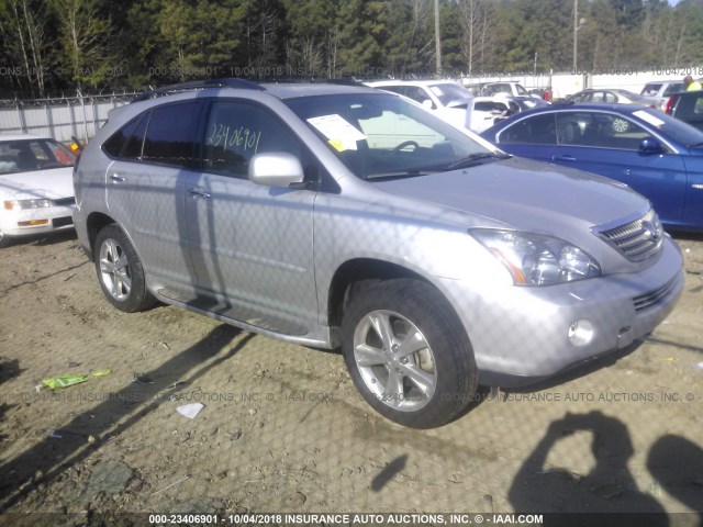 JTJGW31U082851275 - 2008 LEXUS RX 400H SILVER photo 1