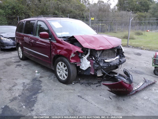 2C4RC1BG1ER246809 - 2014 CHRYSLER TOWN & COUNTRY TOURING BURGUNDY photo 1