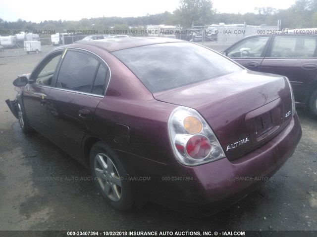 1N4AL11D72C144008 - 2002 NISSAN ALTIMA S/SL RED photo 3