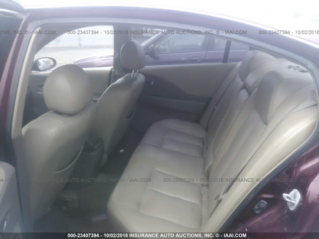 1N4AL11D72C144008 - 2002 NISSAN ALTIMA S/SL RED photo 8