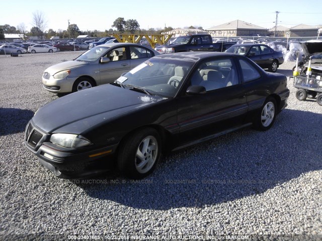 1G2NW14N3PC749436 - 1993 PONTIAC GRAND AM GT BLACK photo 2