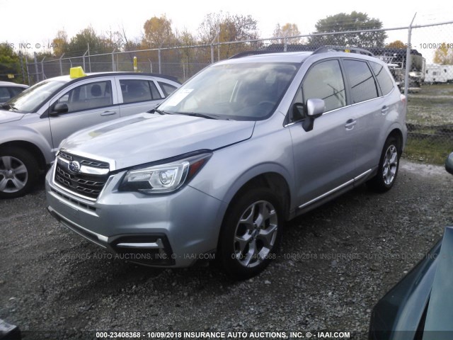 JF2SJAWC3JH560029 - 2018 SUBARU FORESTER 2.5I TOURING SILVER photo 2