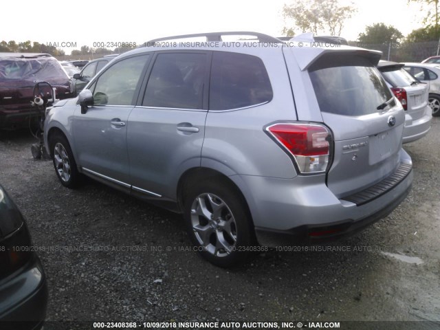 JF2SJAWC3JH560029 - 2018 SUBARU FORESTER 2.5I TOURING SILVER photo 3