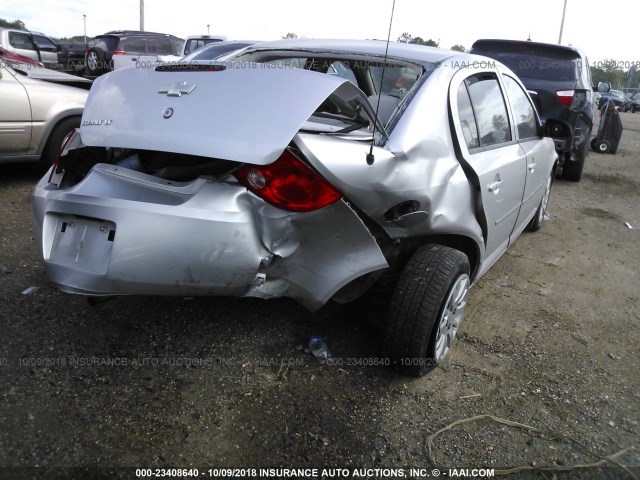 1G1AT58H897250733 - 2009 CHEVROLET COBALT LT SILVER photo 6