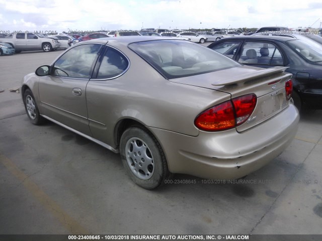 1G3NL12F84C133680 - 2004 OLDSMOBILE ALERO GL GOLD photo 3