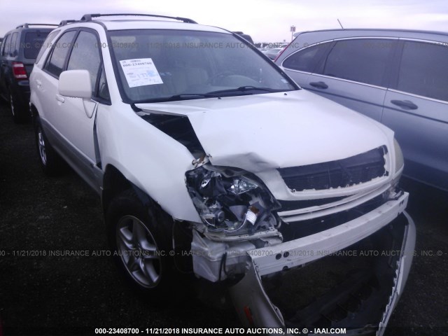 JTJHF10U020235329 - 2002 LEXUS RX 300 WHITE photo 1