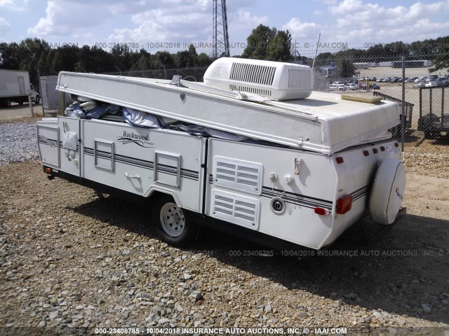 4X4CPRY104D259073 - 2004 FOREST RIVER ROCKWOOD  WHITE photo 3