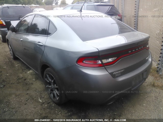 1C3CDFBA6DD201592 - 2013 DODGE DART SXT GRAY photo 3