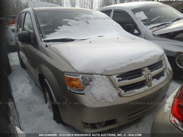 2D8HN44E59R554074 - 2009 DODGE GRAND CARAVAN SE GOLD photo 1