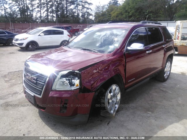 2CTFLSE51B6264540 - 2011 GMC TERRAIN SLE MAROON photo 2