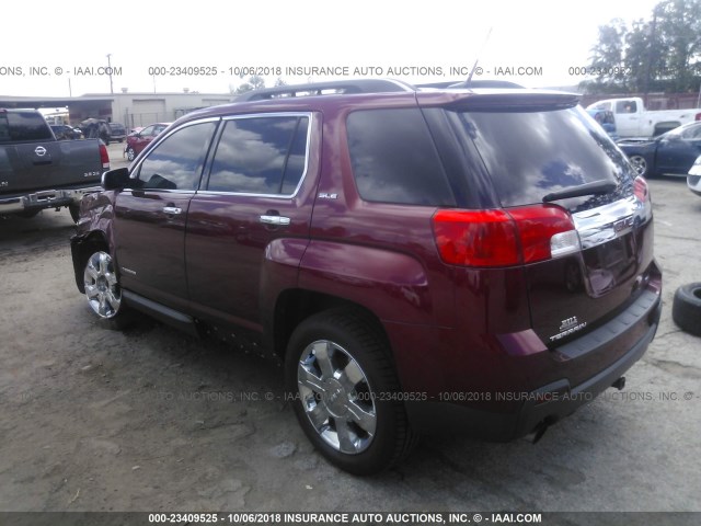 2CTFLSE51B6264540 - 2011 GMC TERRAIN SLE MAROON photo 3