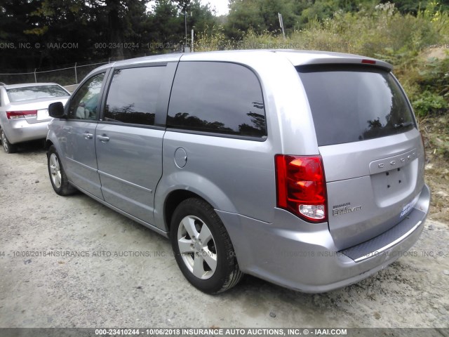 2C4RDGBG0DR659271 - 2013 DODGE GRAND CARAVAN SE GRAY photo 3