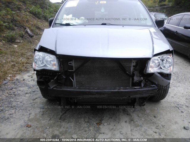 2C4RDGBG0DR659271 - 2013 DODGE GRAND CARAVAN SE GRAY photo 6