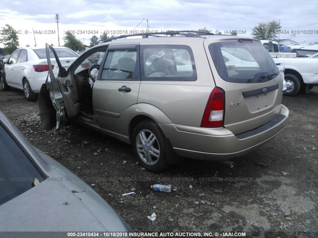 1FAFP36331W167899 - 2001 FORD FOCUS SE/SE COMFORT GOLD photo 3