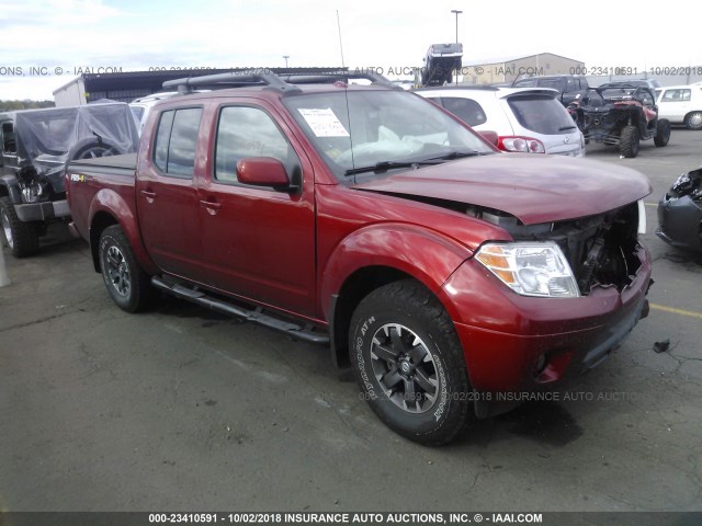 1N6AD0EV2FN737223 - 2015 NISSAN FRONTIER S/SV/SL/PRO-4X RED photo 1