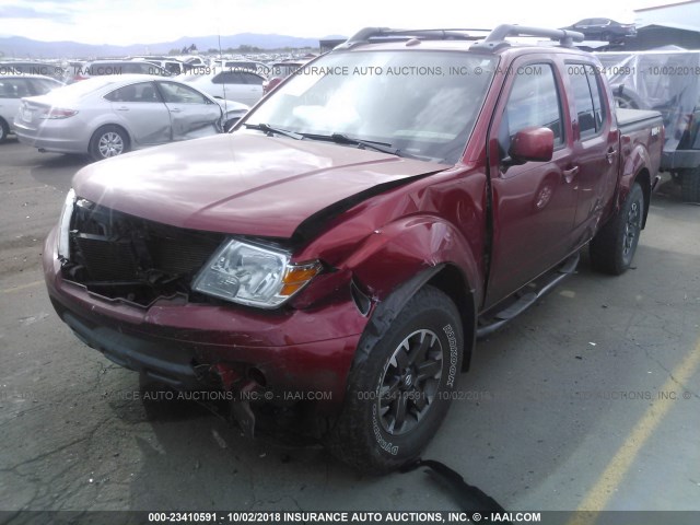 1N6AD0EV2FN737223 - 2015 NISSAN FRONTIER S/SV/SL/PRO-4X RED photo 6