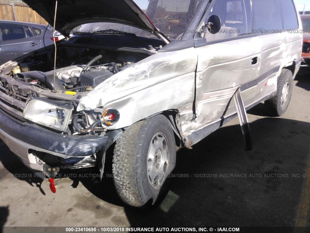 JM3LV5232K0135977 - 1989 MAZDA MPV WAGON GRAY photo 6