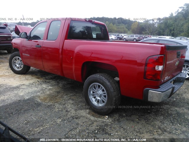 1GCEC19X37Z649039 - 2007 CHEVROLET SILVERADO C1500 CLASSIC RED photo 3