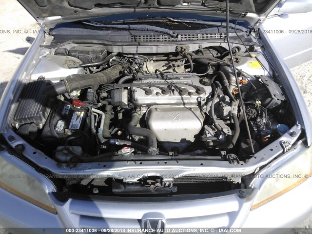 1HGCG668X2A167926 - 2002 HONDA ACCORD EX/SE SILVER photo 10