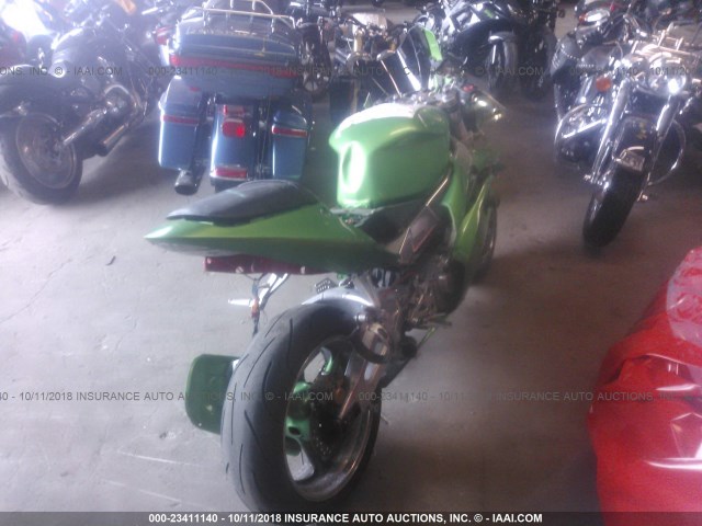 JH2SC50012M007023 - 2002 HONDA CBR900 RR GREEN photo 4