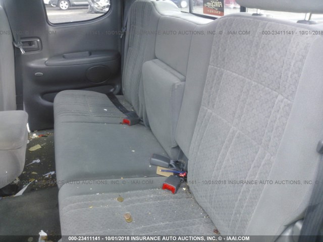 5TBBT44124S440095 - 2004 TOYOTA TUNDRA ACCESS CAB SR5 SILVER photo 8