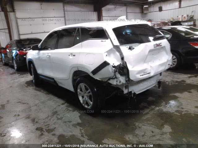 3GKALTEV8JL263248 - 2018 GMC TERRAIN SLE WHITE photo 3