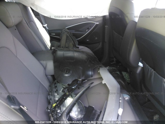 5XYZU3LB8JG514930 - 2018 HYUNDAI SANTA FE SPORT  SILVER photo 8