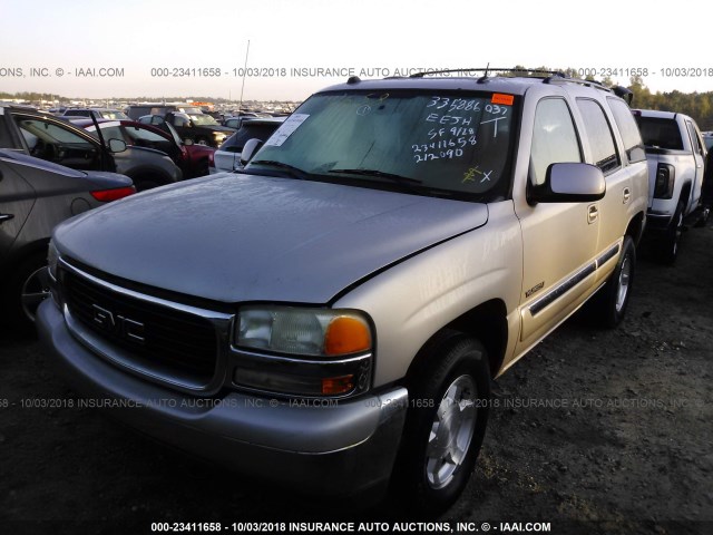 1GKEK13Z34R212090 - 2004 GMC YUKON GRAY photo 2