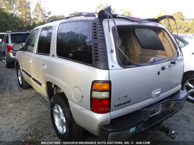 1GKEK13Z34R212090 - 2004 GMC YUKON GRAY photo 3