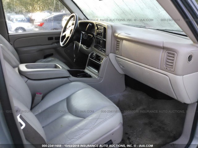 1GKEK13Z34R212090 - 2004 GMC YUKON GRAY photo 5