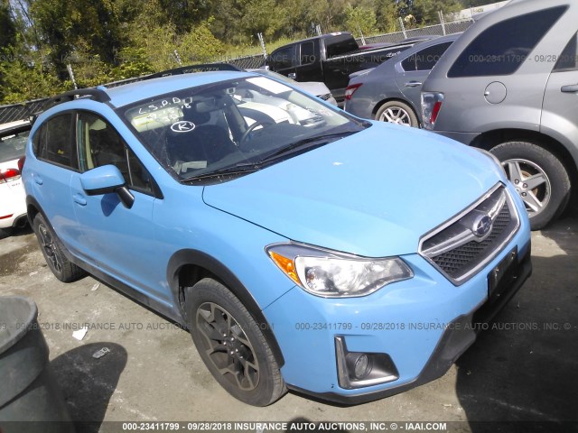 JF2GPADC8G8211433 - 2016 SUBARU CROSSTREK PREMIUM BLUE photo 1