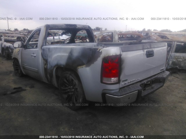 1GTN1VE04CZ200646 - 2012 GMC SIERRA C1500 SLE SILVER photo 3