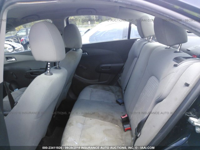 1G1JA5SH9C4140006 - 2012 CHEVROLET SONIC LS BLACK photo 8