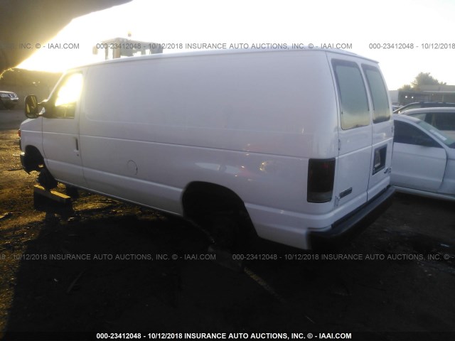 1FTNE24L28DA24294 - 2008 FORD ECONOLINE E250 VAN WHITE photo 3